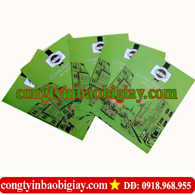 In túi giấy ghép màng nhôm đựng cafe| baobimangghep.com